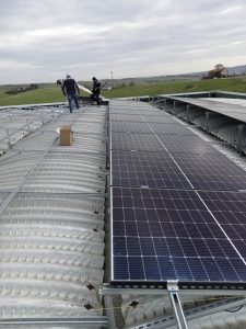 Dome roof solar panel mounting systems Fixing on Y beam Teknoimpianti Montegridolfo Italy 10