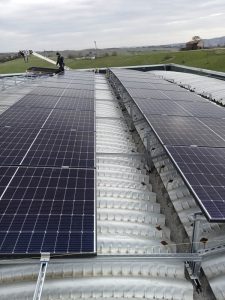 Dome roof solar panel mounting systems Fixing on Y beam Teknoimpianti Montegridolfo Italy 11