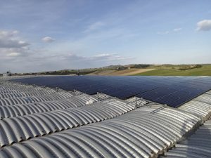 Dome roof solar panel mounting systems Fixing on Y beam Teknoimpianti Montegridolfo Italy 9