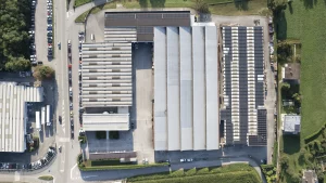 Giorik SpA - Sedico (Belluno) - Dome roof solar panel mounting system and corrugated.