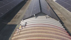 Impianto fotovoltaico sistemi di fissaggio pannelli fotovoltaici per Strutture su cupolino K410Z10 02