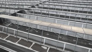 Roof structures with sheds - SATINAL Erba - Italy