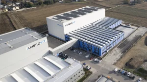 Mounting systems for flat roof photovoltaic panels - Ambrovit Garlasco - Italy