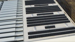 Mounting systems for flat roof photovoltaic panels - Ambrovit Garlasco - Italy