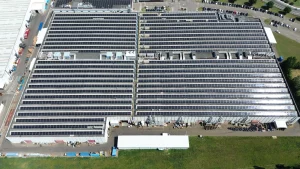 sistemi di fissaggio pannelli fotovoltaici per montaggio strutture a vela cantiere motovario 02 sunage