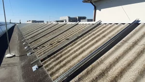 sistemi di fissaggio pannelli fotovoltaici per montaggio strutture a vela cantiere motovario 03 sunage