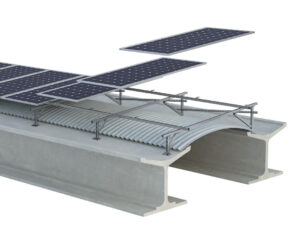 sistemi di fissaggio pannelli fotovoltaici per montaggio su tetto a cupolino 16