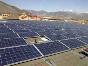 strutture per montaggio pannelli fotovoltaici su tetto piano a vela e est ovest 14