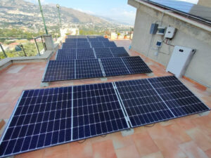 strutture per montaggio pannelli fotovoltaici su tetto piano a vela e est ovest 25