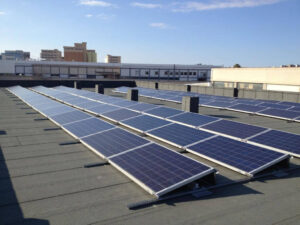 strutture per montaggio pannelli fotovoltaici su tetto piano a vela e est ovest 6