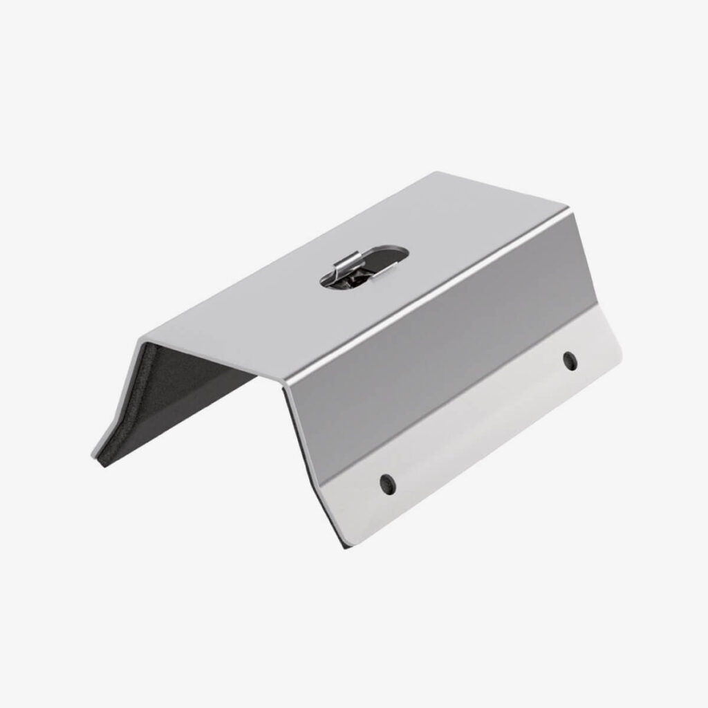 staffe fissaggio pannelli fotovoltaici lamiera grecata kit sistemi montaggio strutture tetto shed