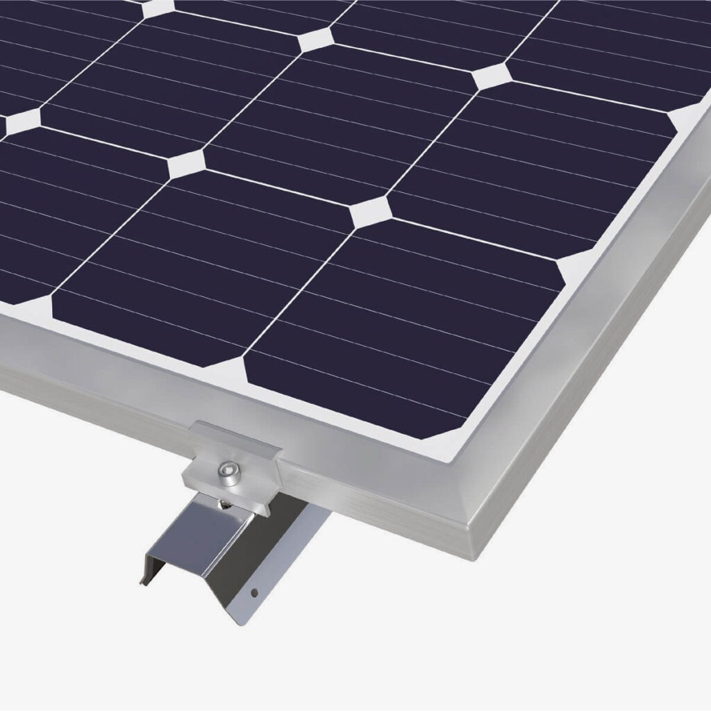 staffe fissaggio pannelli fotovoltaici lamiera grecata kit sistemi montaggio strutture tetto shed