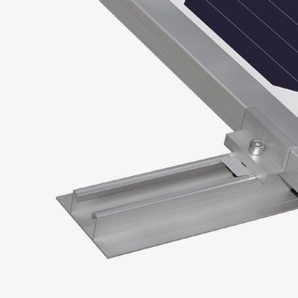 staffe fissaggio pannelli fotovoltaici lamiera grecata kit sistemi montaggio strutture tetto shed