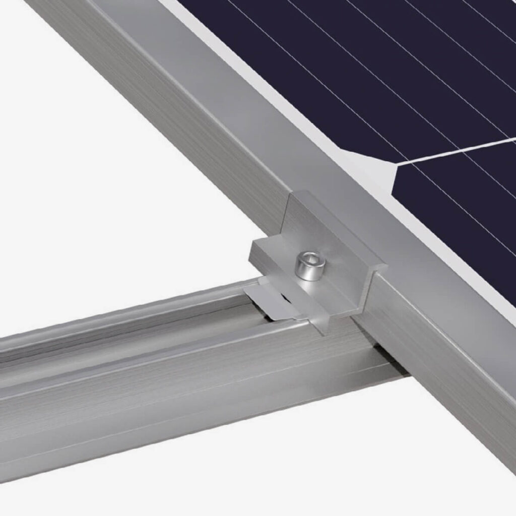 staffe fissaggio pannelli fotovoltaici lamiera grecata kit sistemi montaggio strutture tetto shed