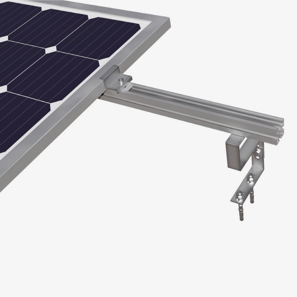 coppo staffa fissaggio pannelli fotovoltaici su coppi senza forare